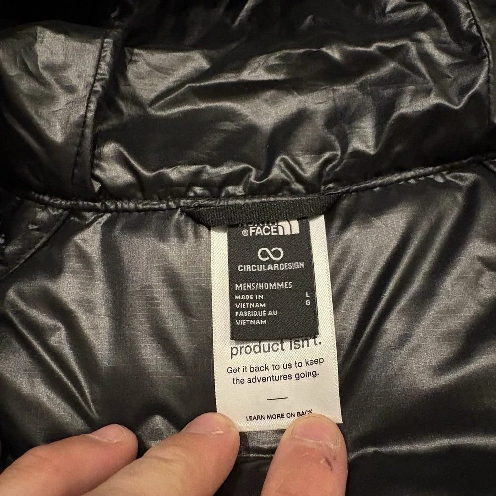 NEW The North Face Thermoball Hooded Jacket Black Men's Large L NFOA8D1N $250